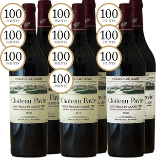 Chateau Pavie (2 x 2000, 2 x 2010 & 2 x 2020), Six-Bottle Assortment Case