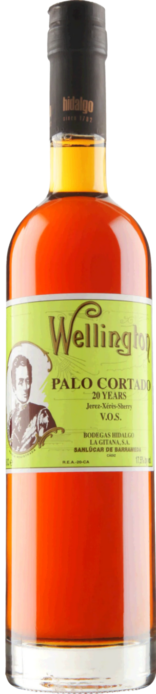 Bodegas Hidalgo Wellington Palo Cortado Sherry Aged 20 Years 500ml